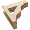 Ekena Millwork 6-in W x 18-in D x 18-in H Funston Block Rough Cedar Woodgrain TimberThane Outlooker, Primed Tan OUTUR060X18X18FST44RCPR - alternate 6